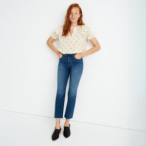 Madewell Cali Demi-Boot Jeans in Preston Wash: Raw-Hem Edition